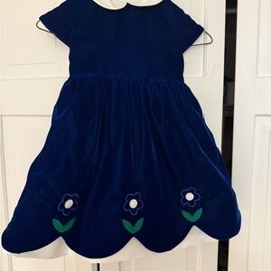 Florence Eiseman Royal Blue Kids Formal Dress